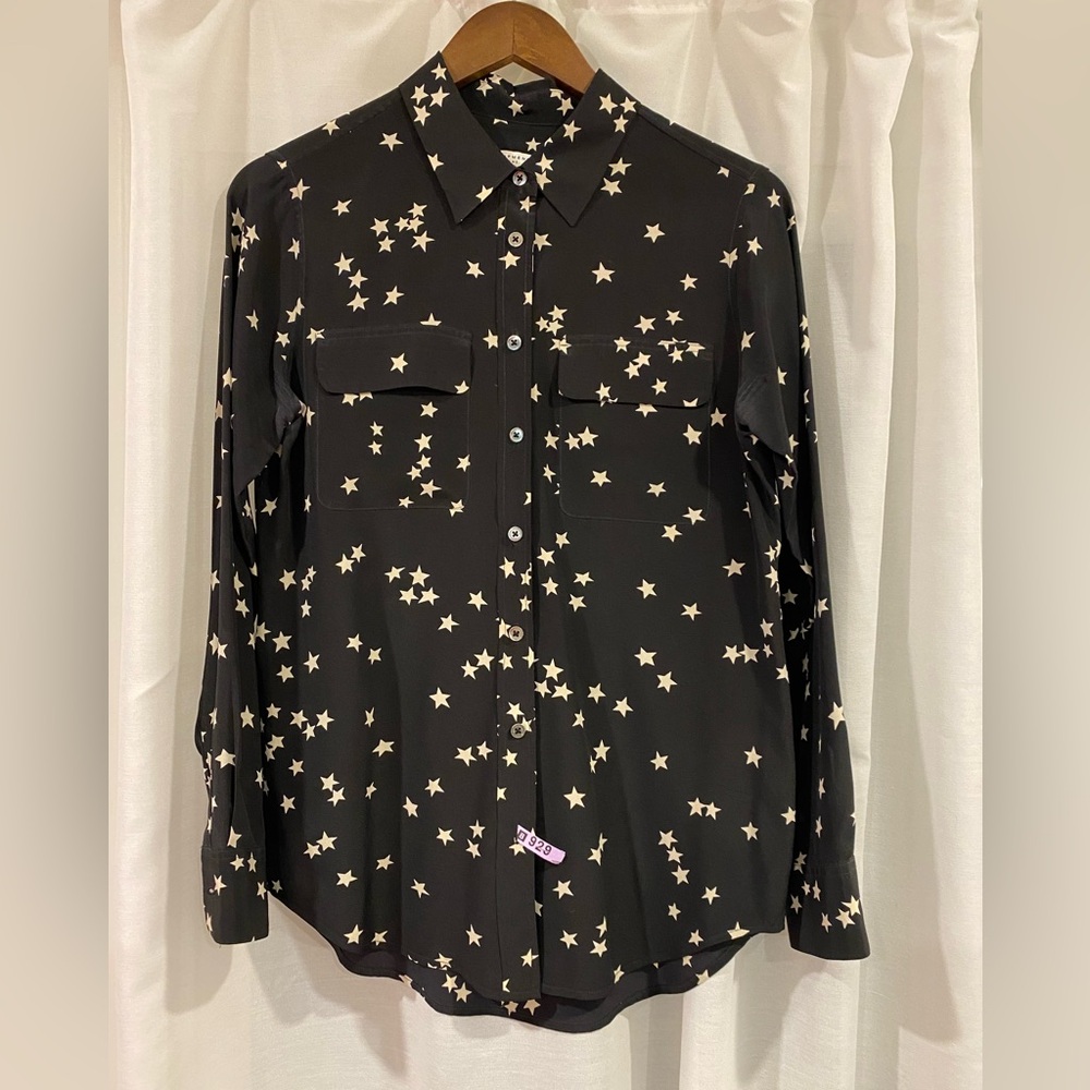 Equipment silk blouse, size Small